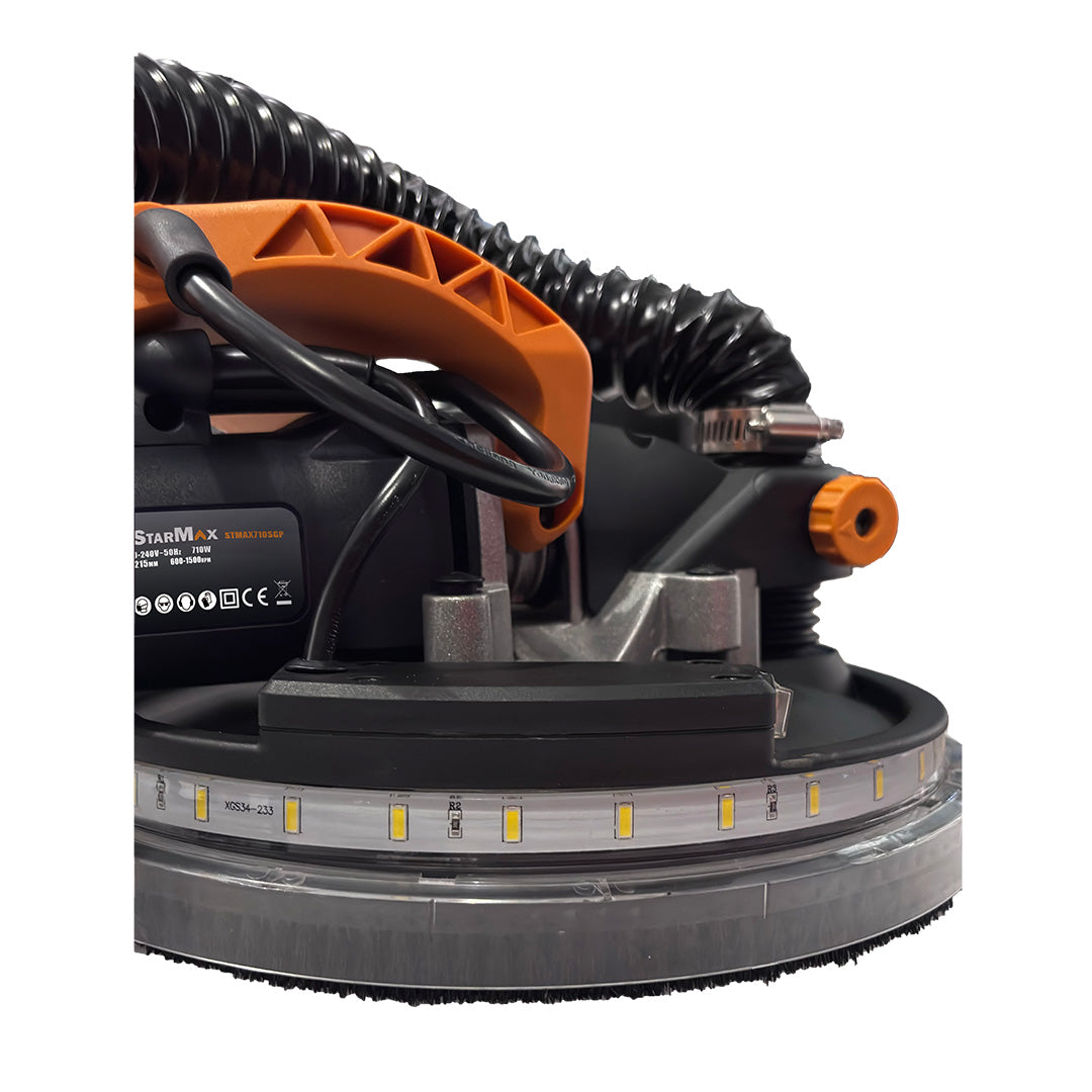 Slefuitor telescopic pentru pereti/tavan/gips-carton cu led 225mm, 710 W, STARMAX Slefuitor telescopic pentru pereti/tavan/gips-carton cu led 225mm, 710 W, STARMAX